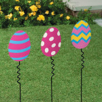 Polka Dot Easter Egg Yard Stake